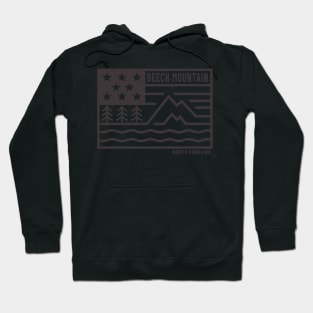 Visiting NC Mountain Cities Beech Mountain, NC Flag Hoodie